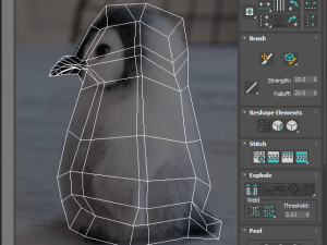 Penguin With Baby Penguin Modèle 3D