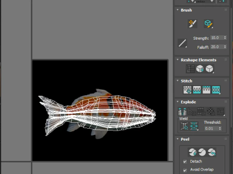 Fishes Set 3D Model