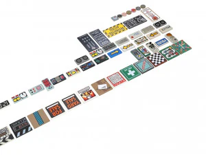 Lego Tiles Set 3D Model