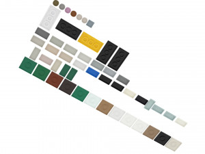 Lego Tiles Set 3D Model