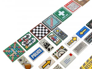 Lego Tiles Set 3D Model