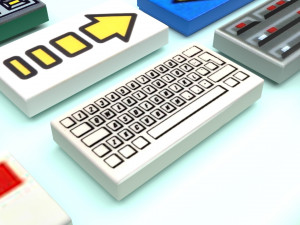 Lego Tiles Set 3D Model