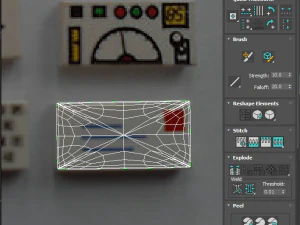 Lego Tiles Set 3D Model