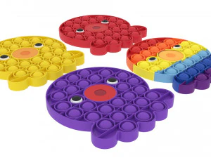 문어 팝 잇 텍스처 3D 모델