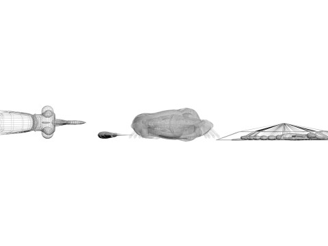 Sea Creatures Set Modelo 3D
