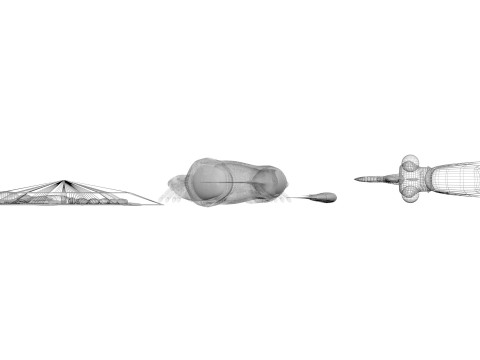 Sea Creatures Set Modelo 3D