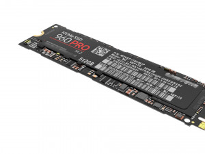 SSD M2 Hard Drive Samsung 960 PRO 3D मॉडल