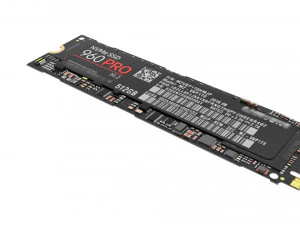 SSD M2 Hard Drive Samsung 960 PRO 3D Model