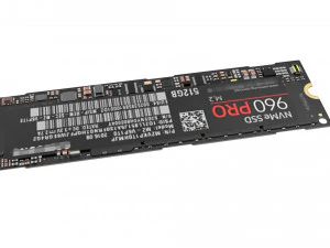 SSD M2 Hard Drive Samsung 960 PRO 3D Model
