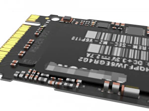 SSD M2 Hard Drive Samsung 960 PRO 3D Model