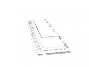 SSD M2 Hard Drive Samsung 960 PRO 3D मॉडल