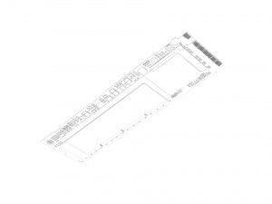 SSD M2 Hard Drive Samsung 960 PRO 3D मॉडल