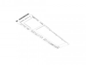 SSD M2 Hard Drive Samsung 960 PRO 3D मॉडल
