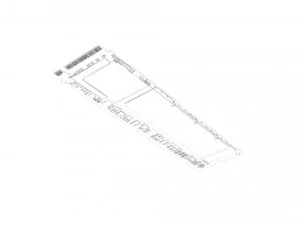 SSD M2 Hard Drive Samsung 960 PRO 3D Model