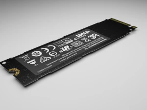 SSD M2 Hard Drive Samsung 960 PRO 3D Model