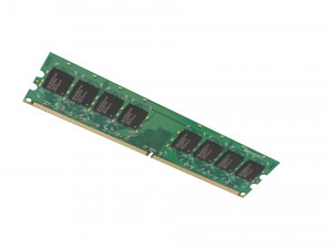DDR4 SDRAM Memory Module 3D Model