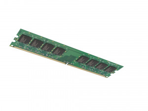 DDR4 SDRAM Memory Module 3D Model