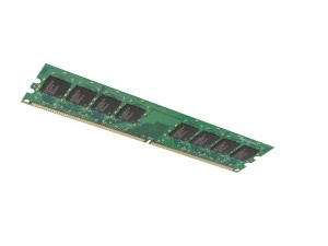 DDR4 SDRAM Memory Module 3D Model