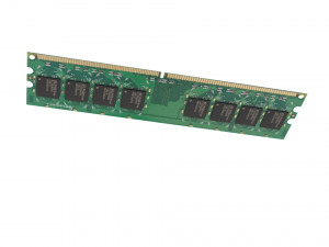 DDR4 SDRAM Memory Module 3D Model