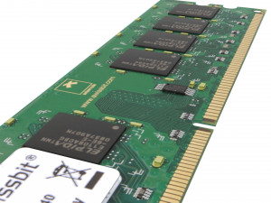 DDR4 SDRAM Memory Module 3D Model