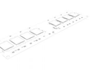 DDR4 SDRAM Memory Module 3D Model