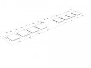 DDR4 SDRAM Memory Module 3D Model