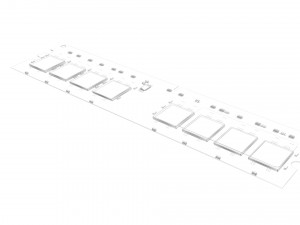 DDR4 SDRAM Memory Module 3D Model