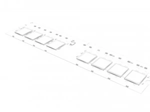 DDR4 SDRAM Memory Module 3D Model