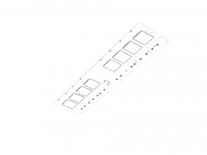 DDR4 SDRAM Memory Module 3D Model
