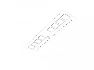 DDR4 SDRAM Memory Module 3D Model