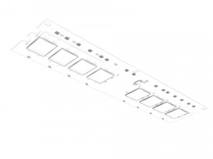 DDR4 SDRAM Memory Module 3D Model