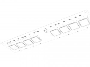 DDR4 SDRAM Memory Module 3D Model