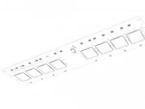 DDR4 SDRAM Memory Module 3D Model