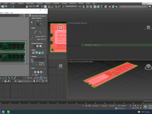 DDR4 SDRAM Memory Module 3D Model