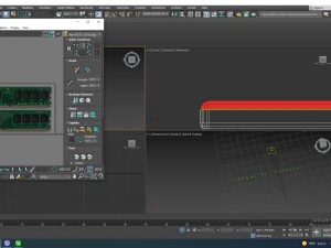 DDR4 SDRAM Memory Module 3D Model