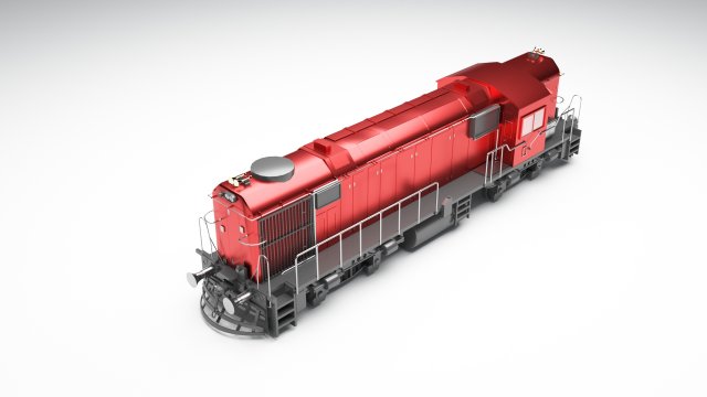 Train 3D 模型 .c4d .max .obj .3ds .fbx .stl .blend 