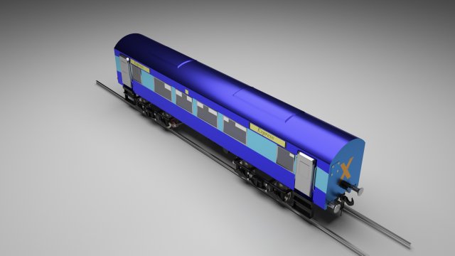 Train 3D Модель .c4d .max .obj .3ds .fbx .stl .blend 