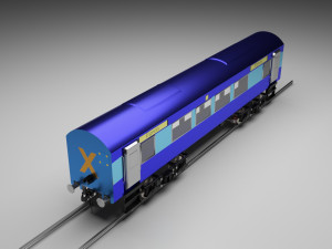 Train 3D Модель