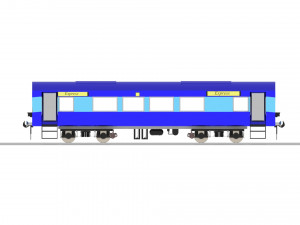 Train 3D Модель