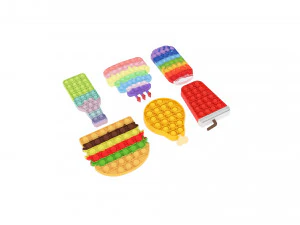 Food Pop It Fidget Toys Set 3D Model