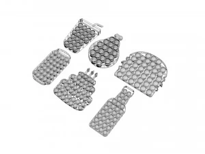 Food Pop It Fidget Toys Set 3D Model