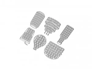 Food Pop It Fidget Toys Set 3D Model