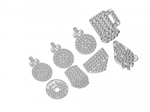 Food Pop It Fidget Toys Set 3D Model