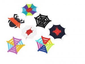 Spider Web Pop It Fidget Toys Set 3D Модель