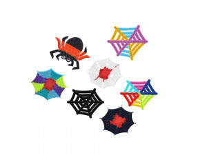 Spider Web Pop It Fidget Toys Set 3D Модель