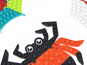 Spider Web Pop It Fidget Toys Set 3D Модель
