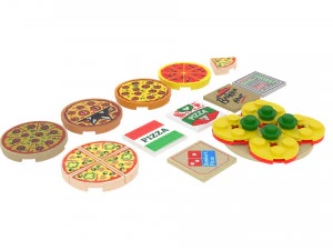 Обладнання для піци Lego з Lego Pizza 3D Модель