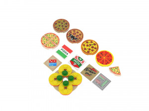 Lego Pizza Equipment With Lego Pizza Modelo 3D
