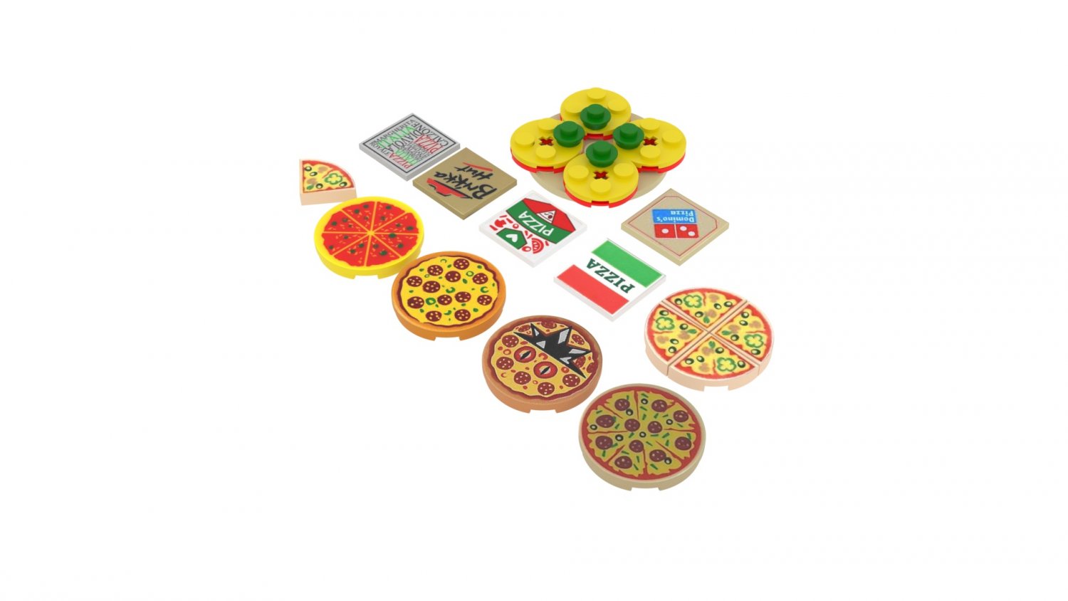 Lego Pizza Equipment With Lego Pizza 3D Model in Toys 3DExport