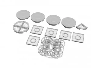 Lego Pizza Equipment With Lego Pizza 3D Model